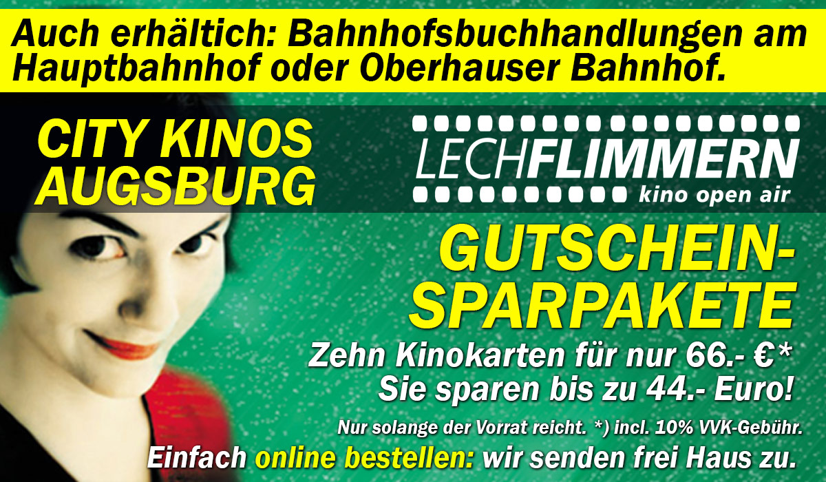 Lechflimmern - City Kinos Augsburg - Kinodreieck Augsburg - Kaffeehaus Lechflimmern - City Kinos Augsburg - Kinodreieck Augsburg - Kaffeehaus